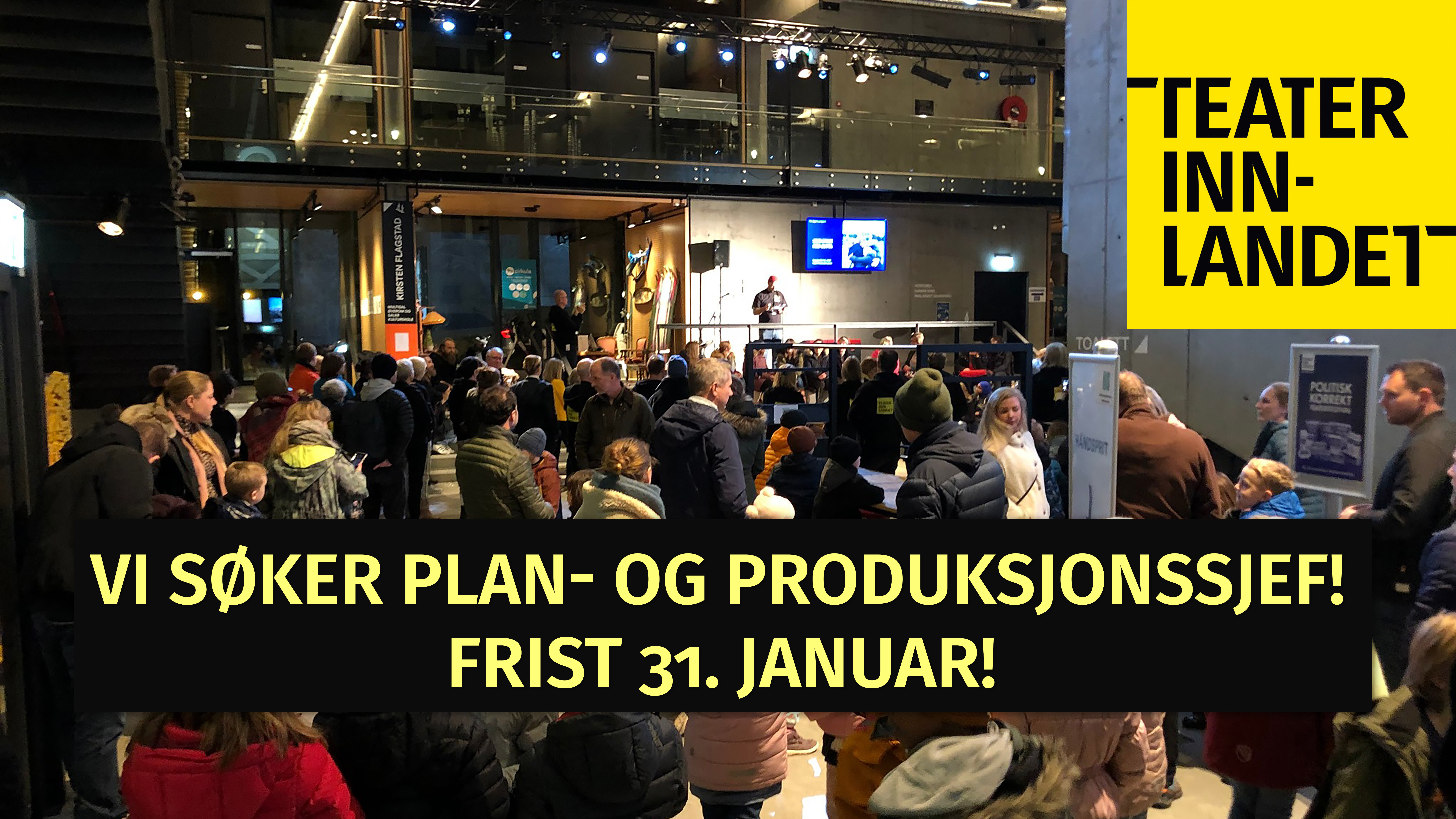 Teater Innlandet søker plan og produksjonssjef